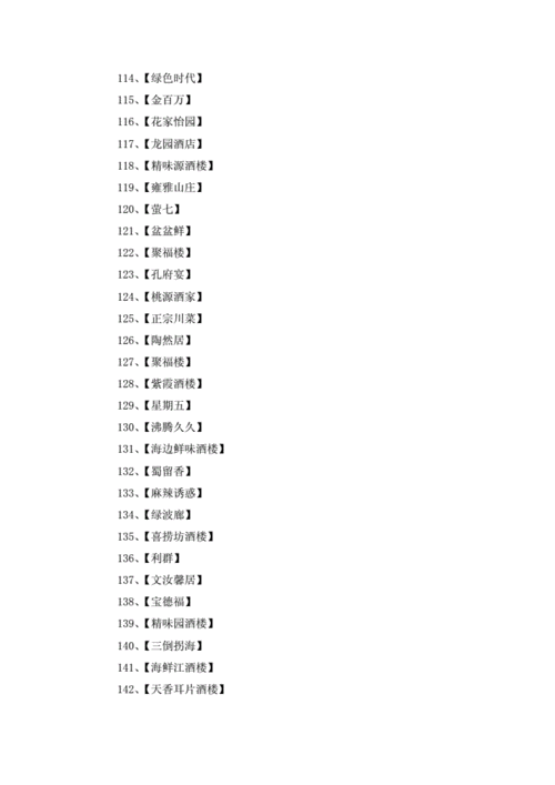 好听的酒店名字大全_好听的酒店名字大全集