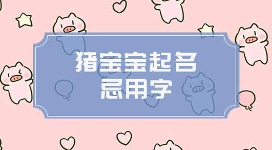 姓代猪宝宝取名两个字_