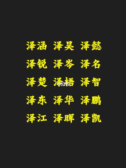 宝宝取名泽配什么字好_宝宝取名泽配什么字好听