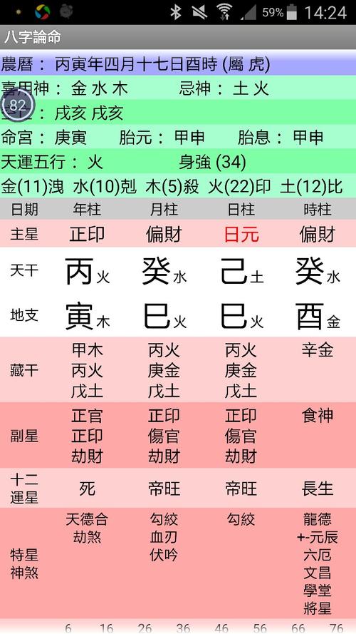 五行八字_五行八字免费查询