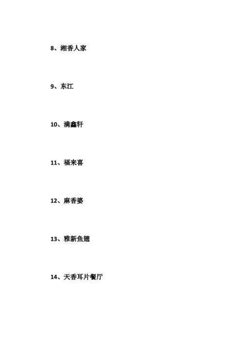 餐饮公司起名字典_餐饮公司 取名