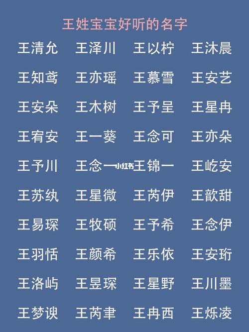 王氏好听女宝宝取名_王氏好听女宝宝取名字