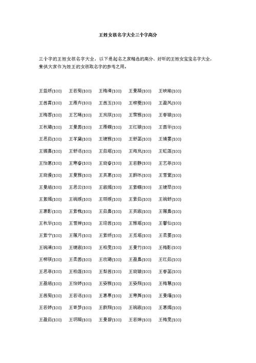 姓王宝宝取名字忌讳什么_姓王宝宝取名字忌讳什么