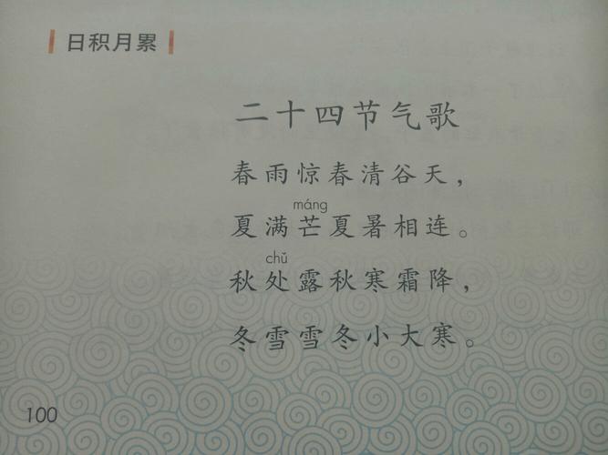 二十四节气歌的意思_二十四节气歌的意思翻译简单