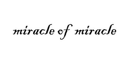 miracle_miracle是什么意思