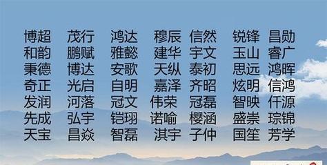 姓左四个字男孩起名字大全（用左字取名四个字）