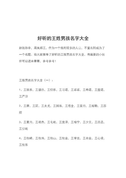 王子男孩起名字大全（2020男孩起名王子什么好听）