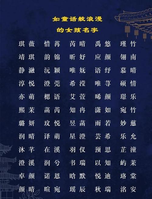 蓝色起名女孩名字大全（蓝色起名女孩名字大全两个字）