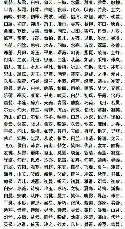 若姓起名字大全男孩（姓若的女孩名字超好听）