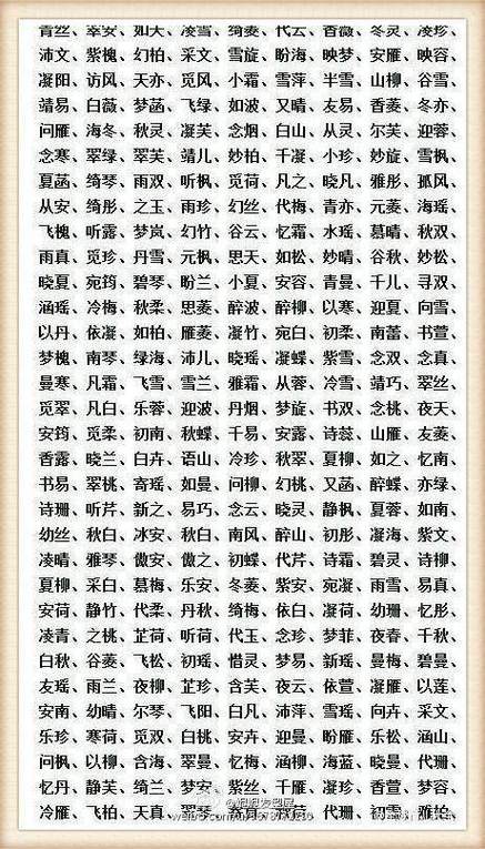 若姓起名字大全男孩（姓若的女孩名字超好听）