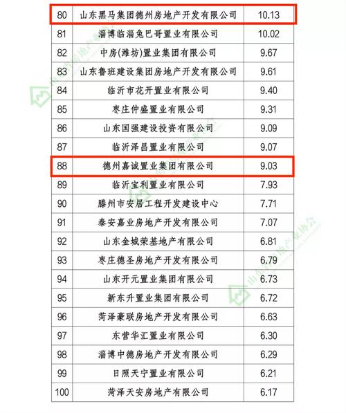 德州房地产公司起名字最新（德州房企）