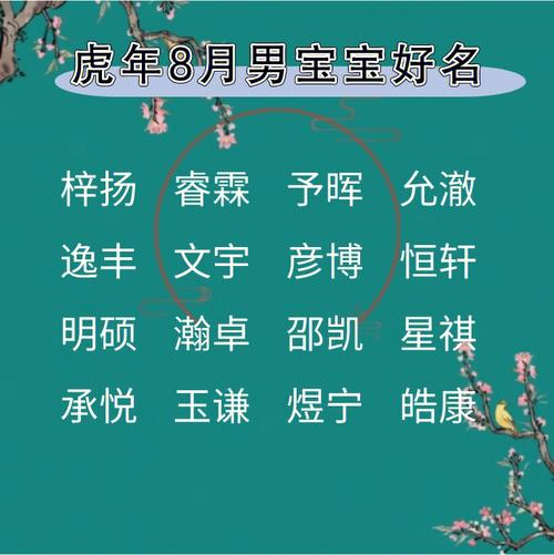 男孩儿起名取名字大全虎年（男宝宝取名字大全集虎年）