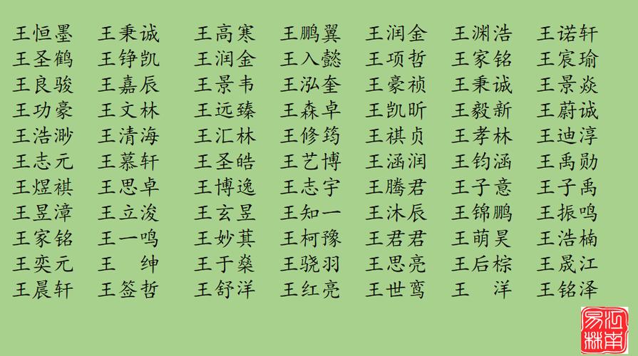 2022年的名字大全（2022年名字大全男孩名字排行榜）