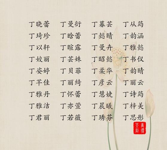 丁宝宝起名字100分（宝宝姓丁要取什么名字）