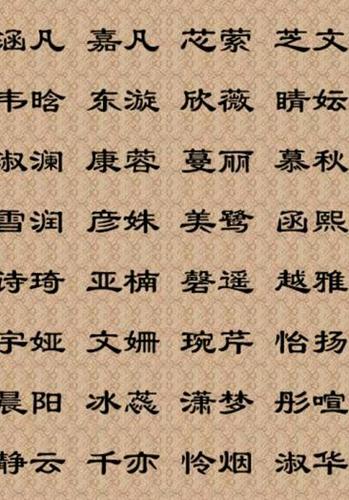 美女宝宝起名字大全（最新女孩的名字大全美什么）