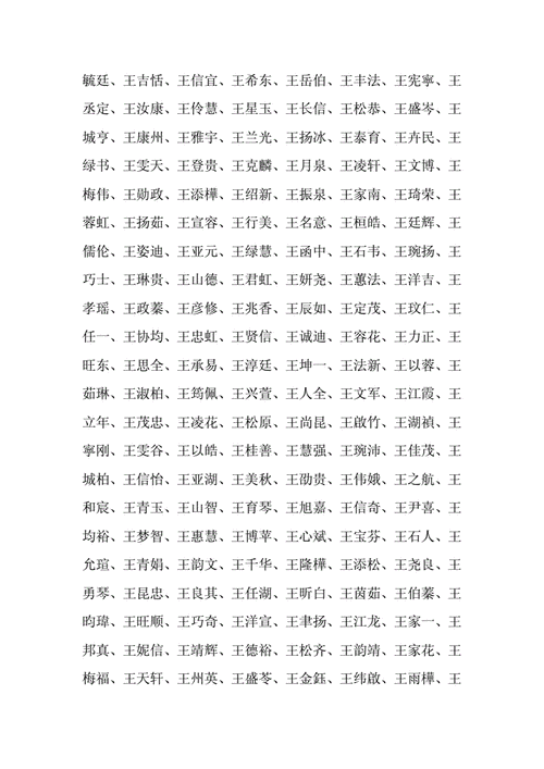 姓王姐弟宝宝起名字（王姓兄弟取名）