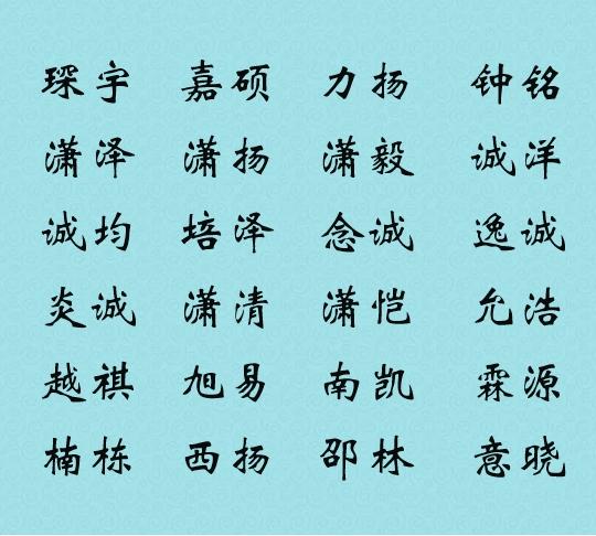 起名字大全集实例（起名字大全集实例图片）