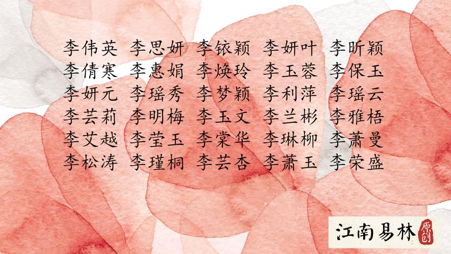 起名字李宝宝好吗（起名字李宝宝好吗女孩）