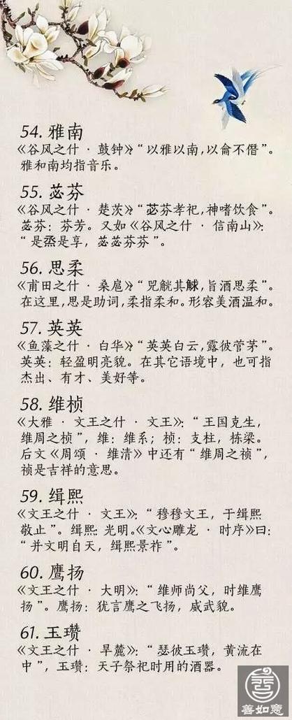 诗经里虎宝宝起名字（诗经中的女孩名字虎宝宝）