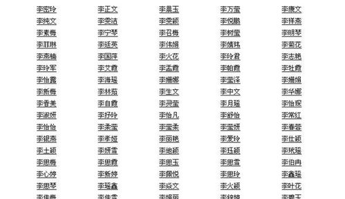 100分李姓男孩名字大全（李姓男孩名字大全2021年）