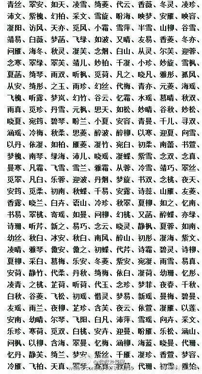 用安起名字大全（安起名字大全男孩）