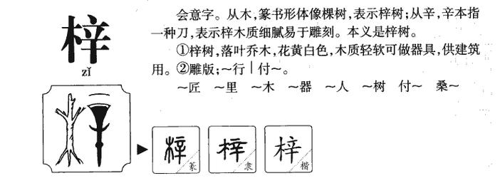 梓起名字大全（梓字取名名字）