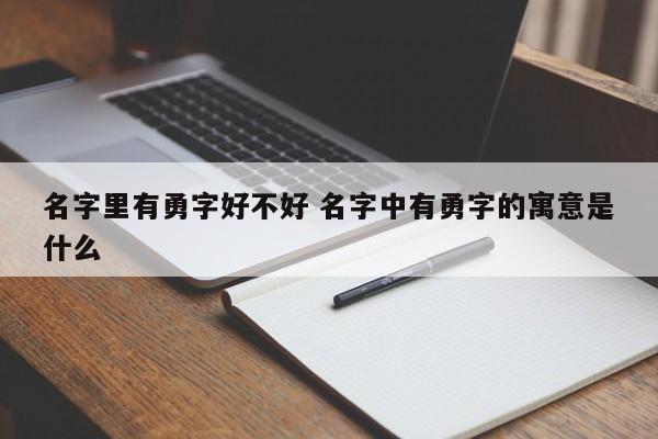 勇拿来做公司起名字（勇字公司名字）