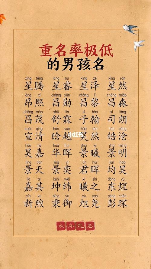 星起名男孩名字大全（星的名字男孩）