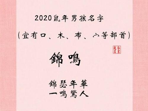 起名字大全鼠年宝宝单名（鼠年宝宝取名大全2020款单字）