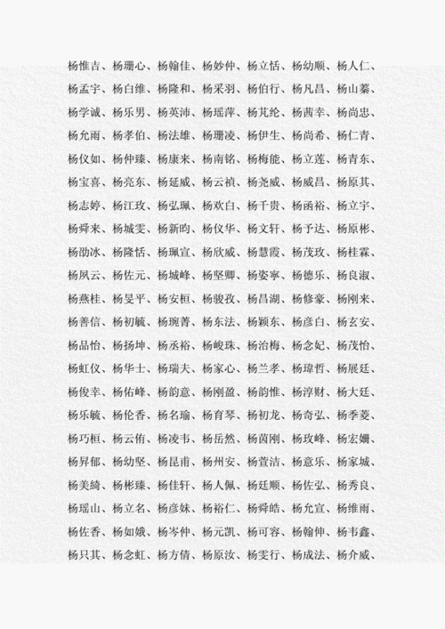 2023姓杨女孩名字大全（2021年杨姓女宝宝名字）