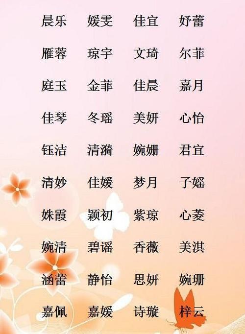 女孩起名小名字的名字大全（女孩起名小名有哪些好听的名字）