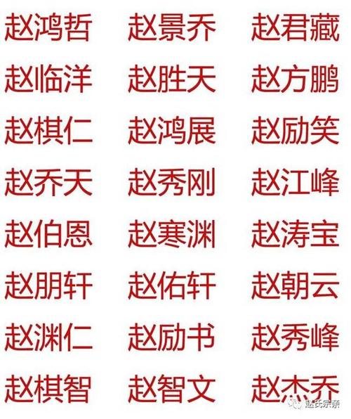 赵给马宝宝起名字（爸爸姓马妈妈姓赵取女孩名字）