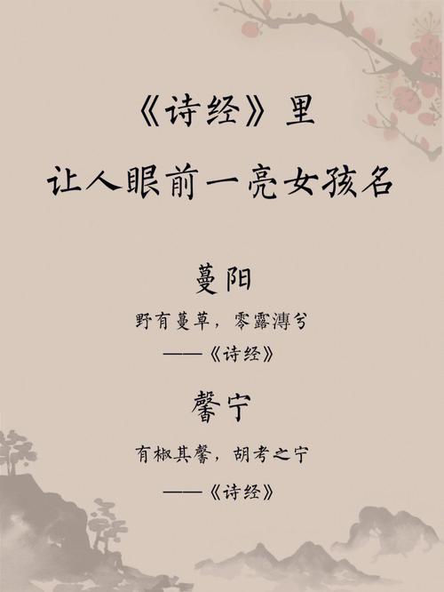 诗经中给宝宝起名字（诗经中给宝宝起名字有哪些）