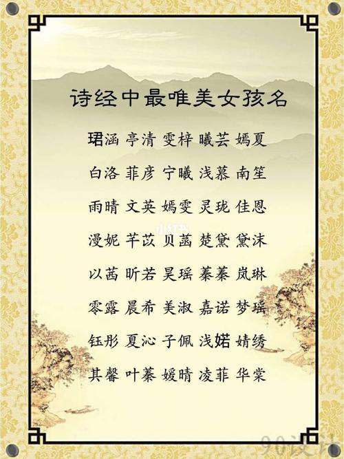 诗经鼠年宝宝起名字（诗经取名鼠年宝宝）