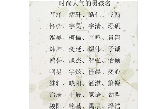 怎么给狗年宝宝起名字（好听的狗年宝宝名字）