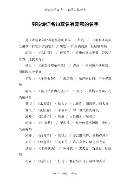 诗词公司起名字（诗词取名 公司）