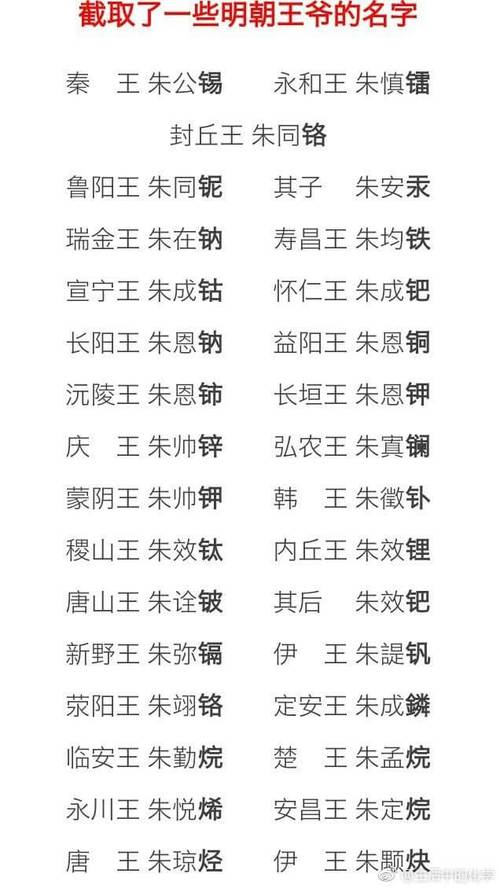 明朝起名字大全（明朝取名）