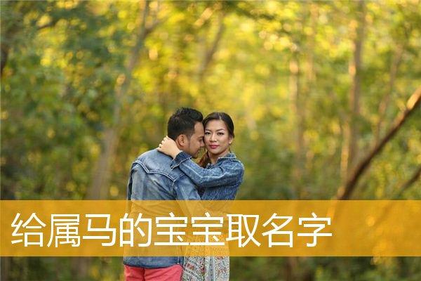 属马的注册公司起名字（属马的公司起什么字好）