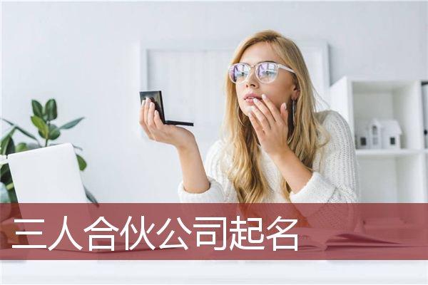 3人合伙公司起名（3人合伙公司起名字）