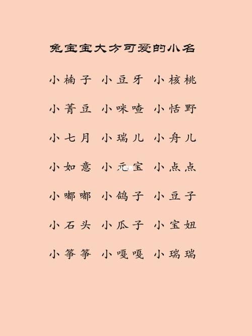 兔宝宝起名字创意女孩（兔宝宝起名字创意女孩可爱）