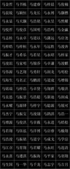 带马字的贸易公司起名字（用马字起公司名字大全）