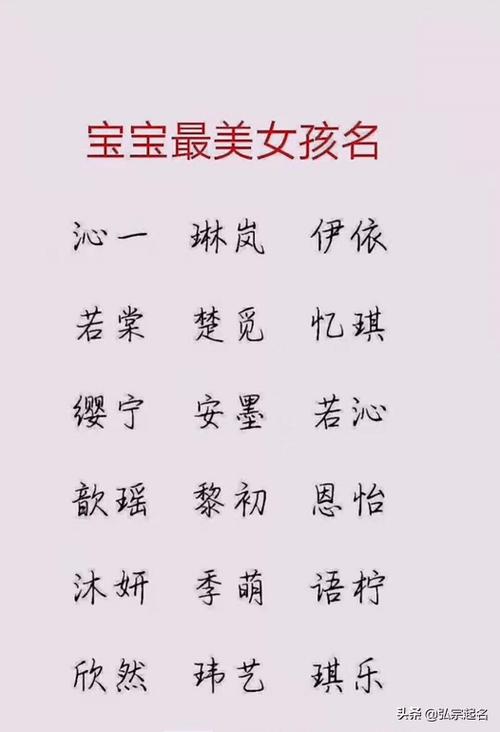 n女宝宝起名字（女宝名字大全2021）