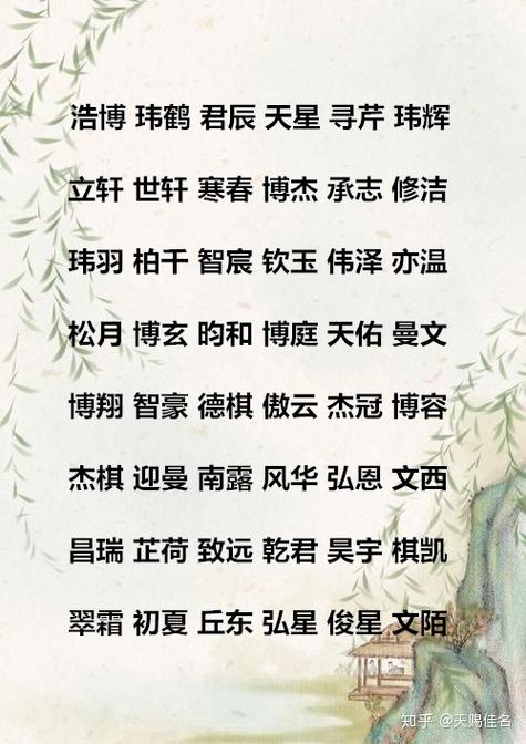 艺字起名男孩名字大全（艺字起名男孩名字大全三个字）