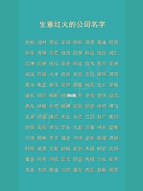 做生意公司起名字（生意好的公司名字）