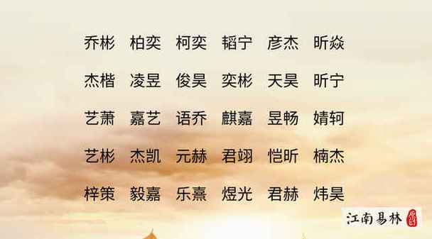 宝宝起名字2019年的（2019年宝宝起名大全）