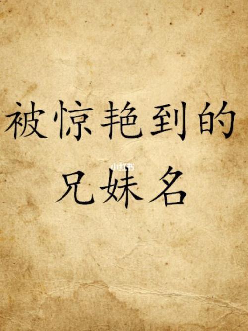 宝宝姐弟起名字大全（姐弟取名字怎么好听）