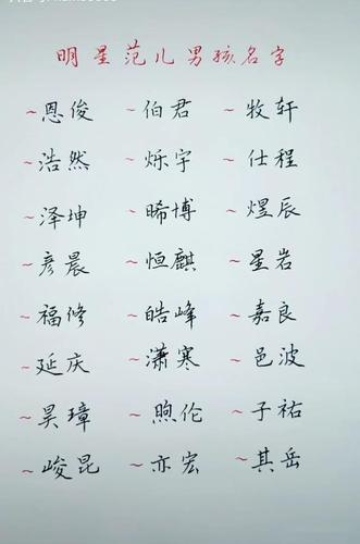 仙女宝宝起名字（仙女宝宝起名字男孩）