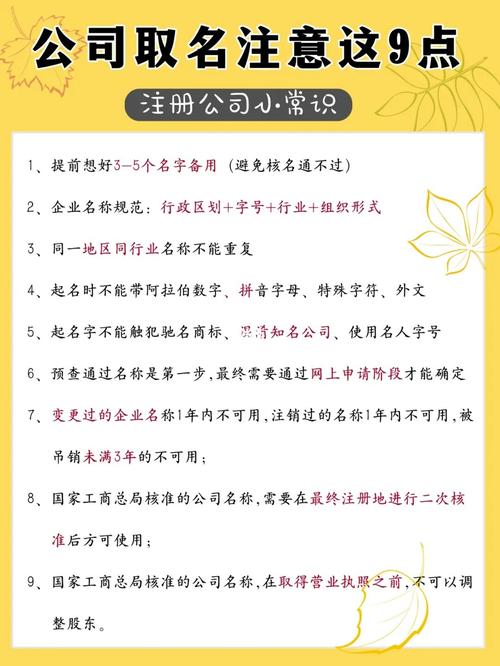 公司起名字要注意些什么（公司起名应注意什么）