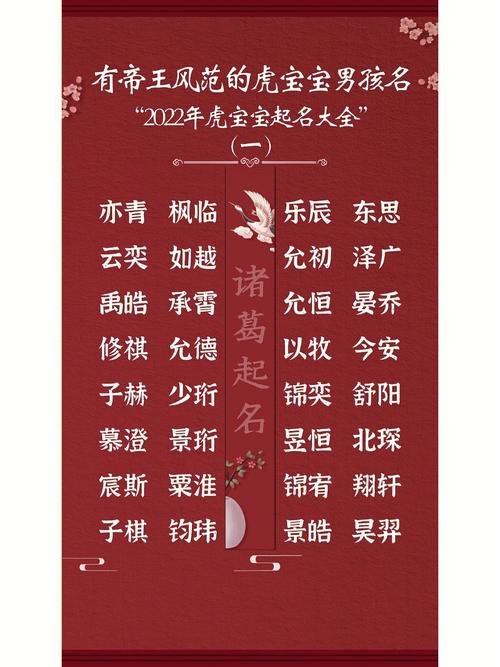 宝宝起名字大全男孩虎（虎宝宝取名字最佳字男孩）