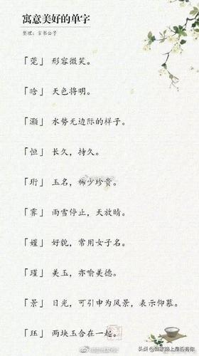 起名字大全2020单字（取名宝典单字）